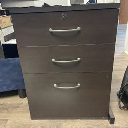 Legal-sized 3-Drawer Filing Cabinet