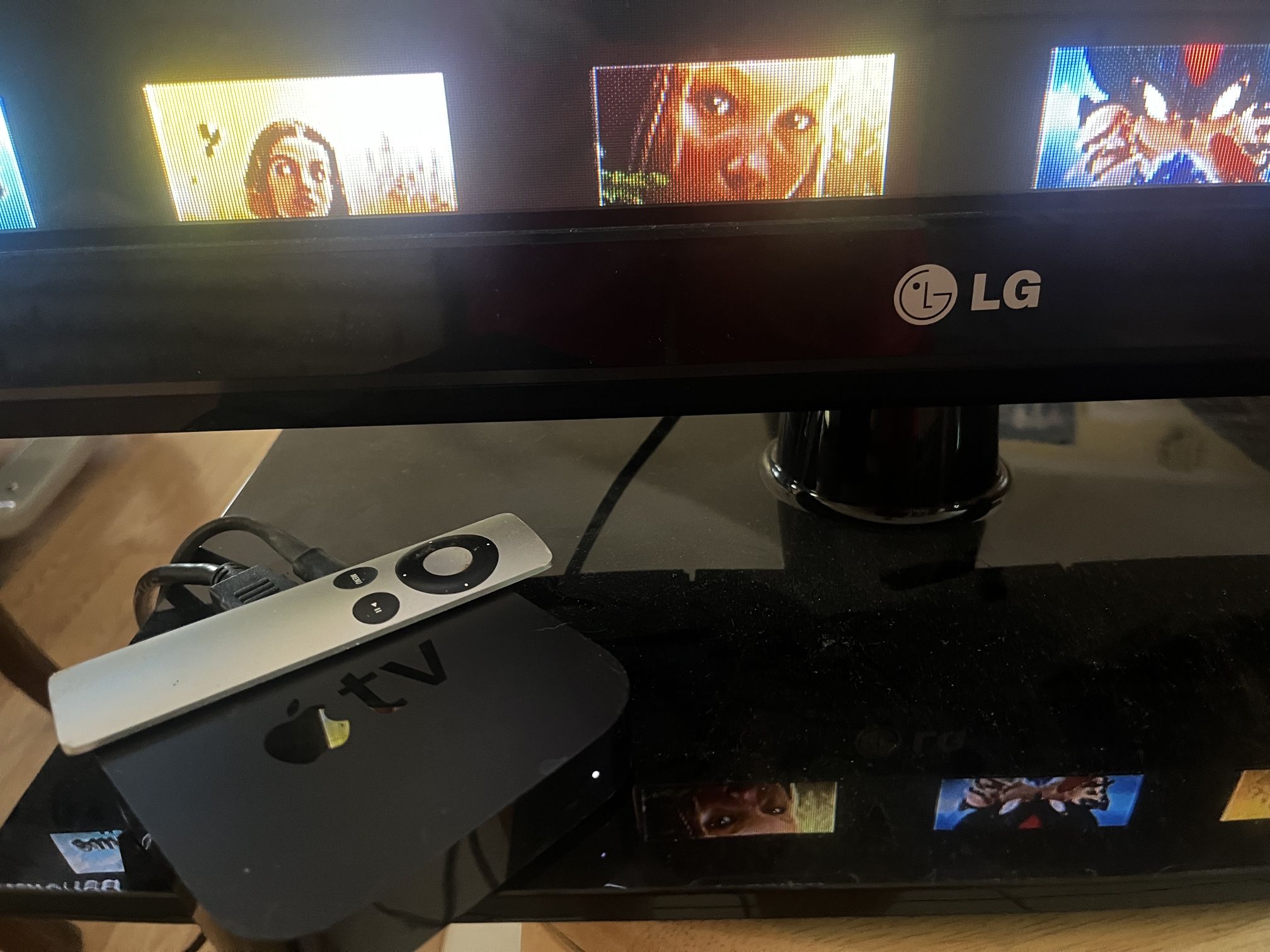 42” LG TV with W/ (Apple Tv + Remote)