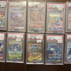 PSA 10 POKEMON JAPANESE SLABS & More