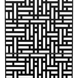 MTART Metal Privacy Screen 72" H x 47.2" Decorative Outdoor Privacy Screen Privacy Panel with Stand for Balcony Deck Patio Lawn Garden, Privacy Fence 