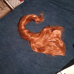 Synthetic Hair Piece  Auburn Color
