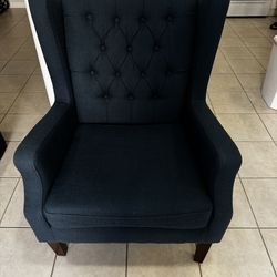 Blue   Accent Chair . Used In Good Condition .