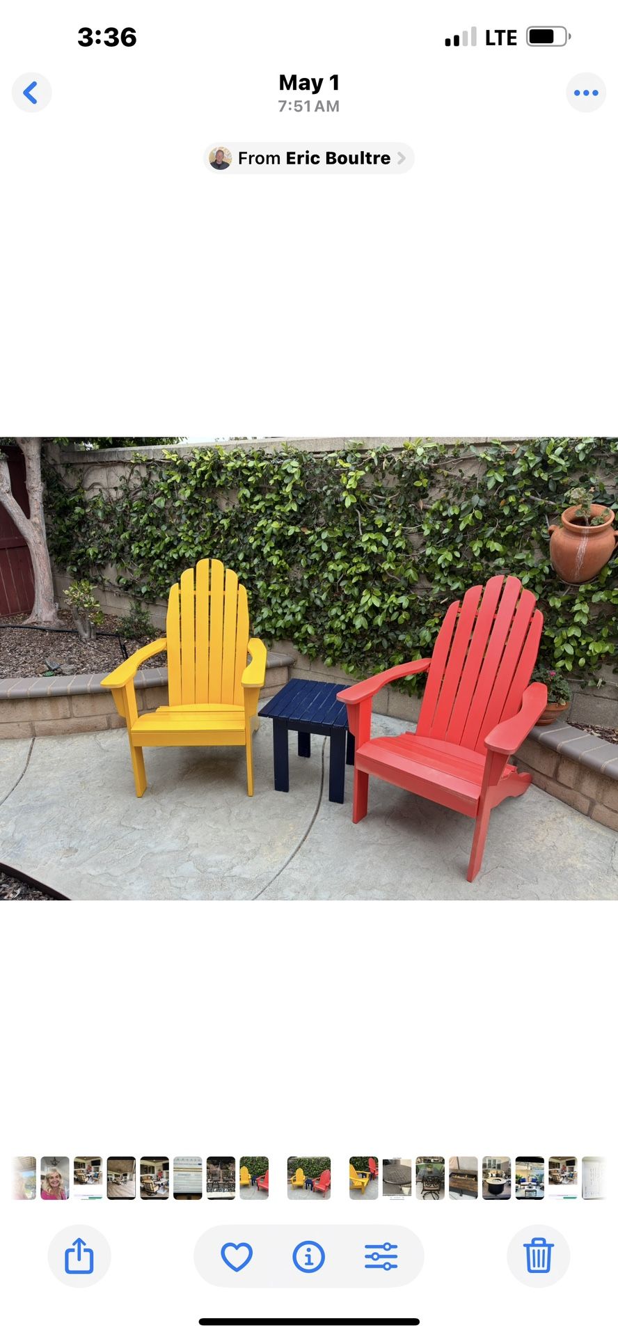 High quality Patio set Of Adirondack Chairs And Table