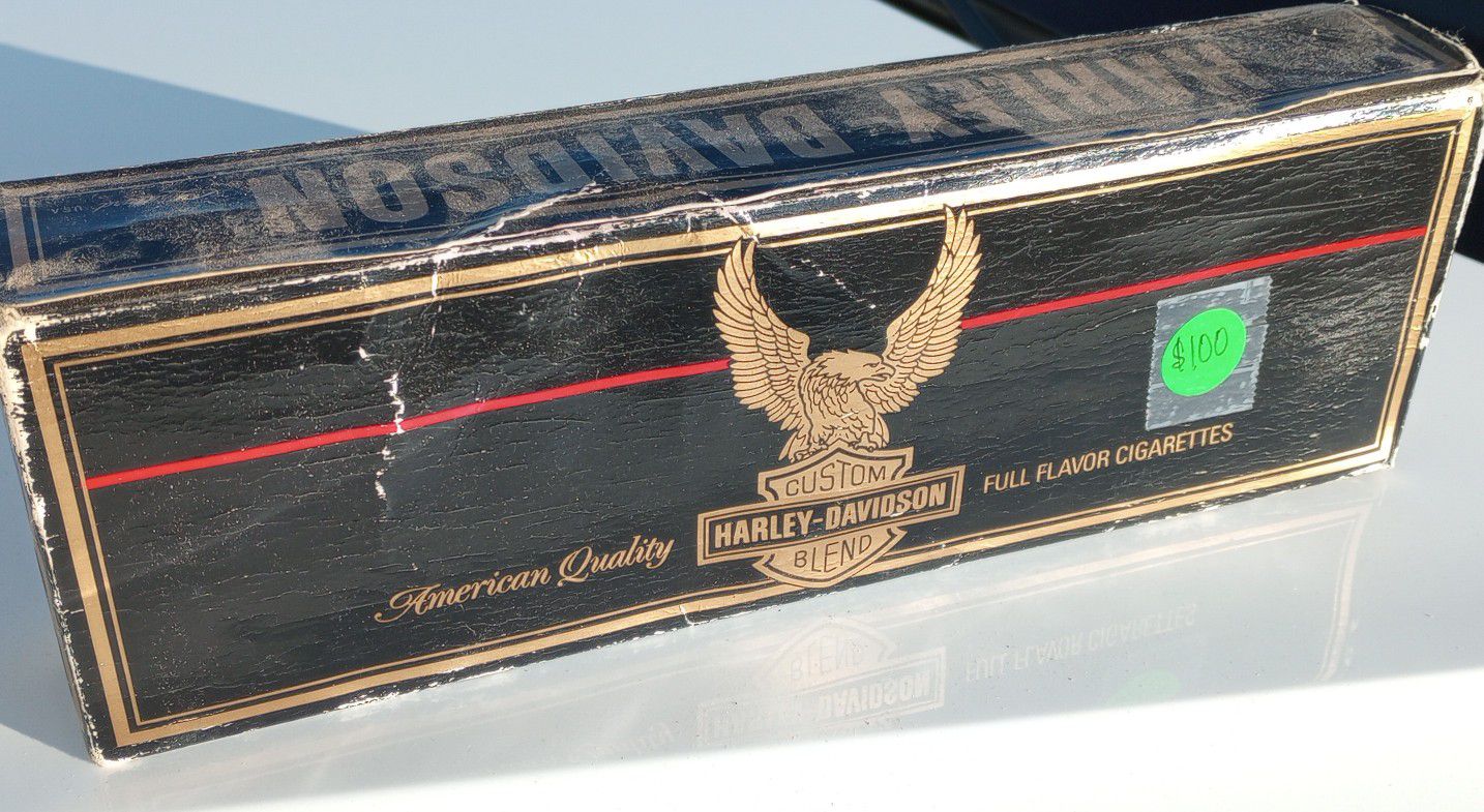 Harley Davidson Cigarettes New Full Carton 10 pack 