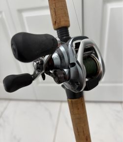 Shimano Curado 201 HG bait casting reel with QUANTUM DANCE rod BDC60M