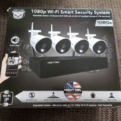 night owl 1080p wifi smart security system
