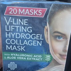 NEW 20 Stylia V-Line Lifting Hydrogel Collagen Masks