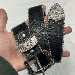 Gothic Leather Belt