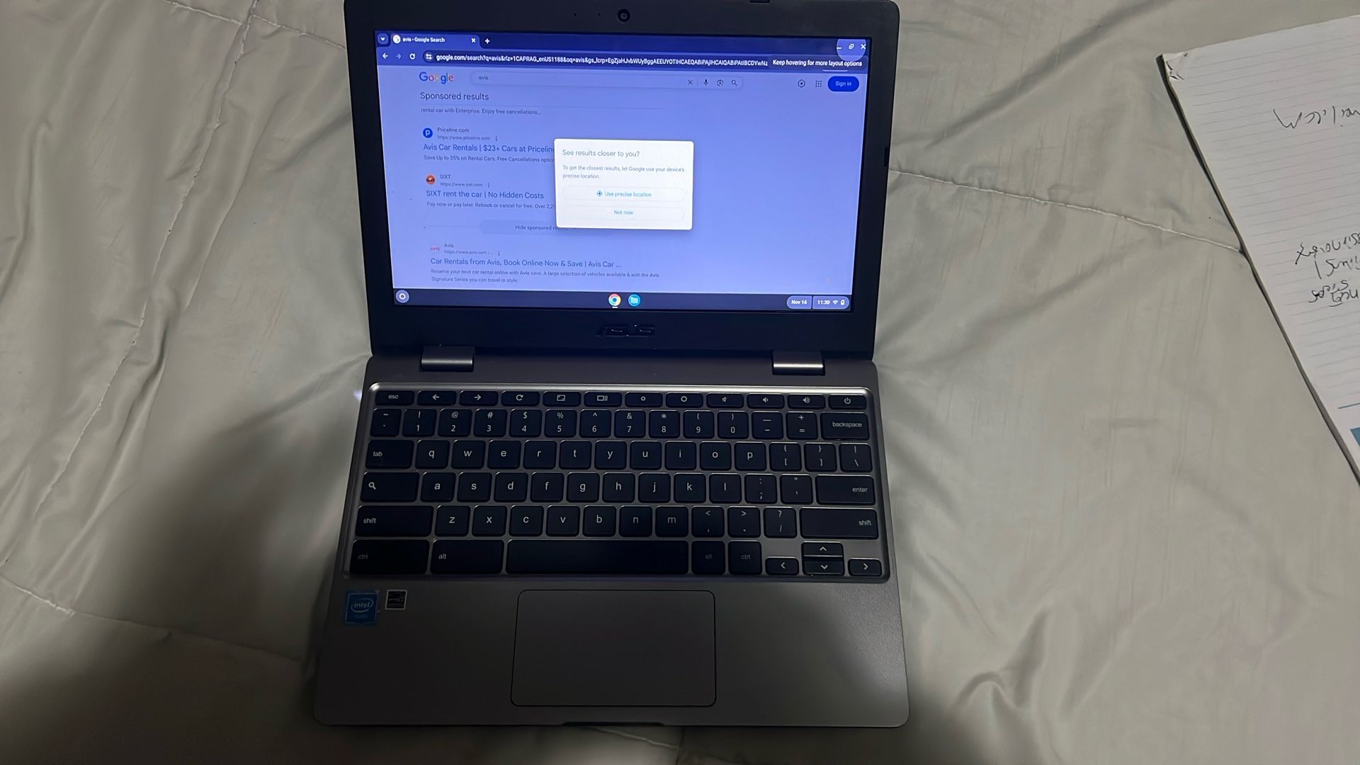 ASUS 2019 C223NA CHROMEBOOK