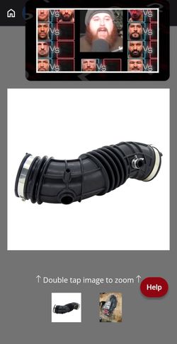 Honda Accord air intake tube