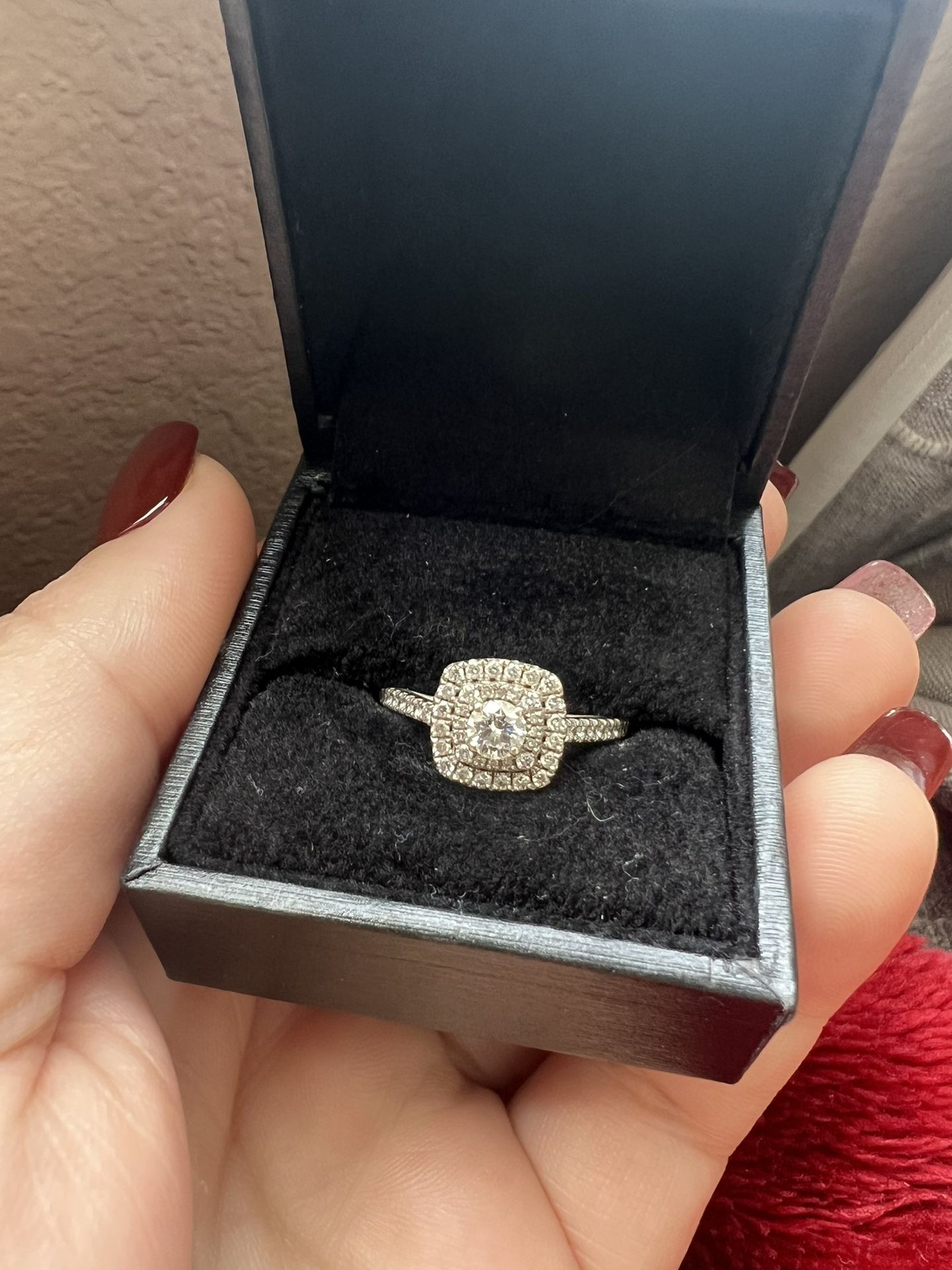 Diamond Engagement Ring, Size 10 1/2