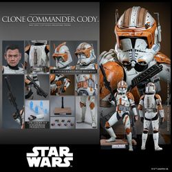 Hot Toys MMS796 Clone Commander Cody Star Wars Revenge of the Sith 1/6 Figure