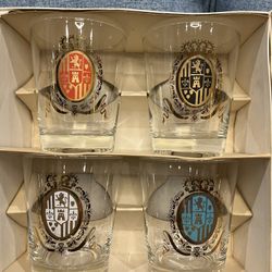 Federal Glass Antique Whisky Glasses 