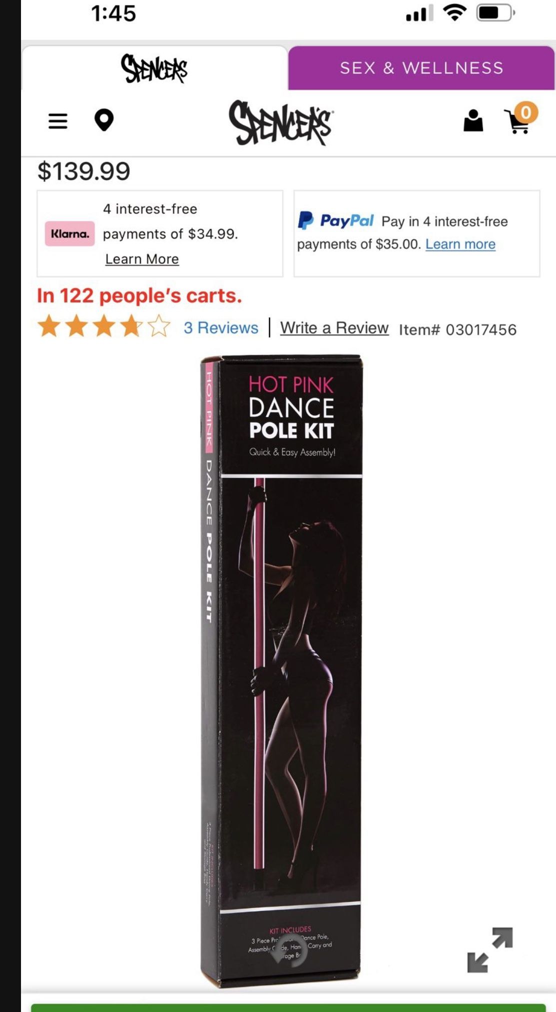 Hot Pink Dance Pole