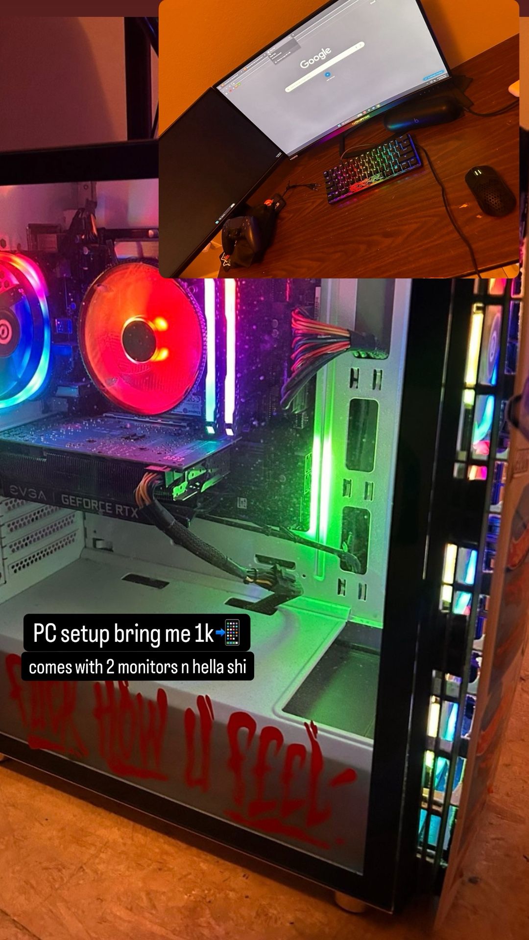 gaming pc setup