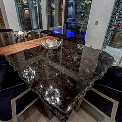 Custom Dining Table & Chairs