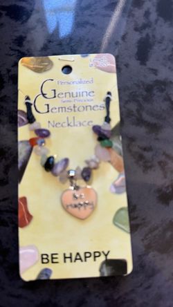 Gemstone necklace