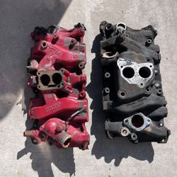 SBC Double Barrel And TBI Intake