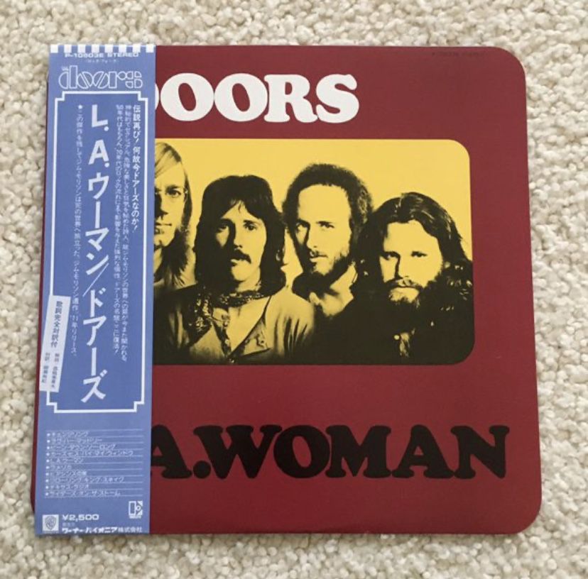 The Doors "L.A. Woman" vinyl lp 1978 Electra Records Japan mint minus condition vinyl beautiful