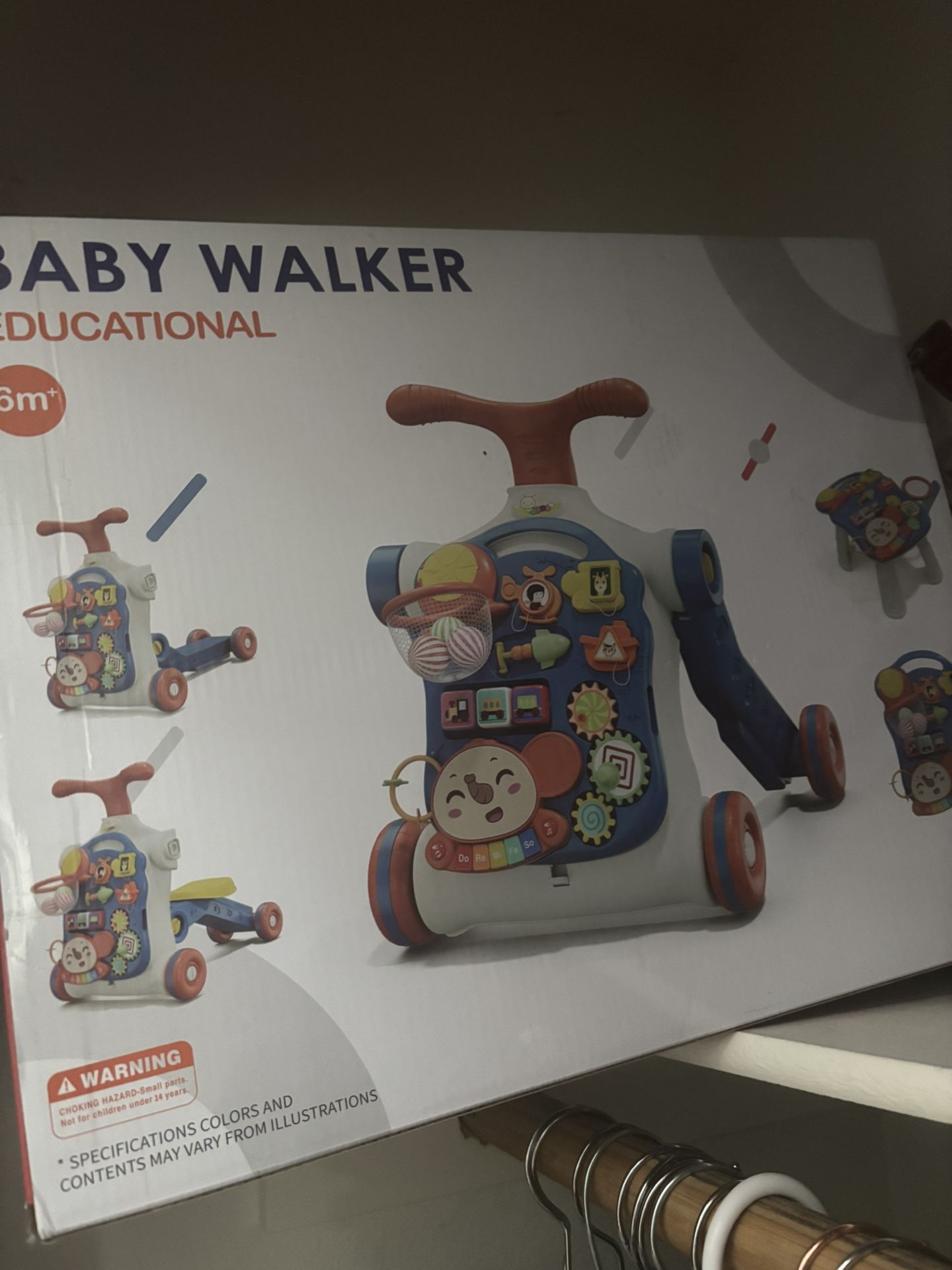 Baby Educational Walker New In Box
