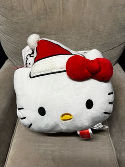 Hello Kitty Christmas Santa Plush Pillow