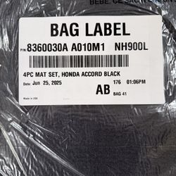 2023-25 Accord Floor Mats