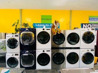 Washer and dryer finance available