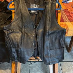 Leather Vest And Chaps