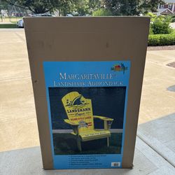 Margaritaville Jimmy Buffett Yellow Adirondack Chair