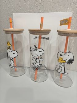 Glass Tumbler 23oz - Snoopy