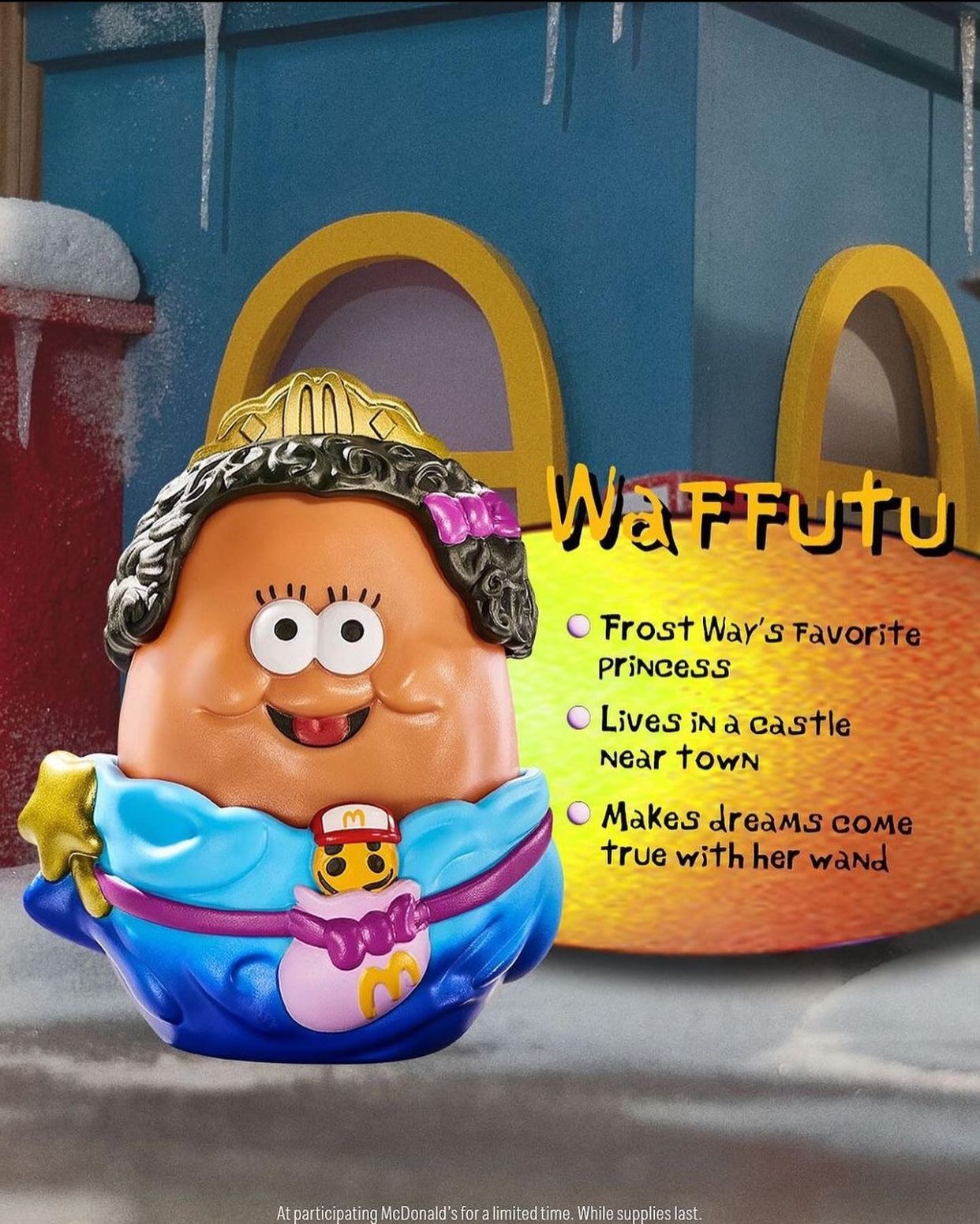 (NEW) McDonald’s 2023 Kerwin Frost McNugget Buddies Waffutu Collectible Figure - Adult Happy Meal 