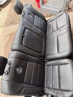 2010 F250 Harley Davidson rear seat