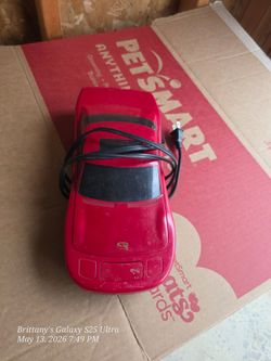 Vintage Red Sports Car VHS Rewinder