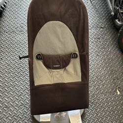 BabyBjörn Bouncer Balance Soft, Dark Gray, Woven/Jersey, Tri-Fabric | 2-in-1 Adjustable Baby Bouncer Seat and Toddler Chair, Newborn to Toddler (8-29