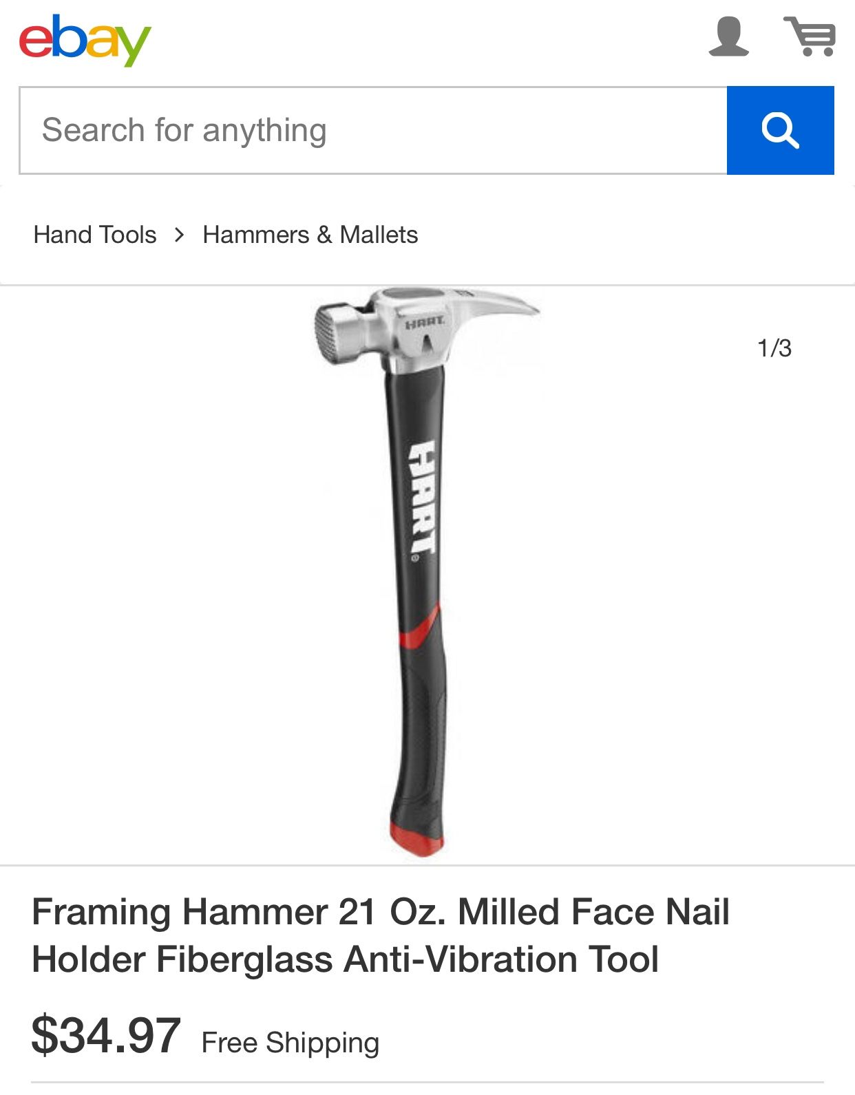 HART framing hammer 21 oz for Sale in Norwalk, CA OfferUp