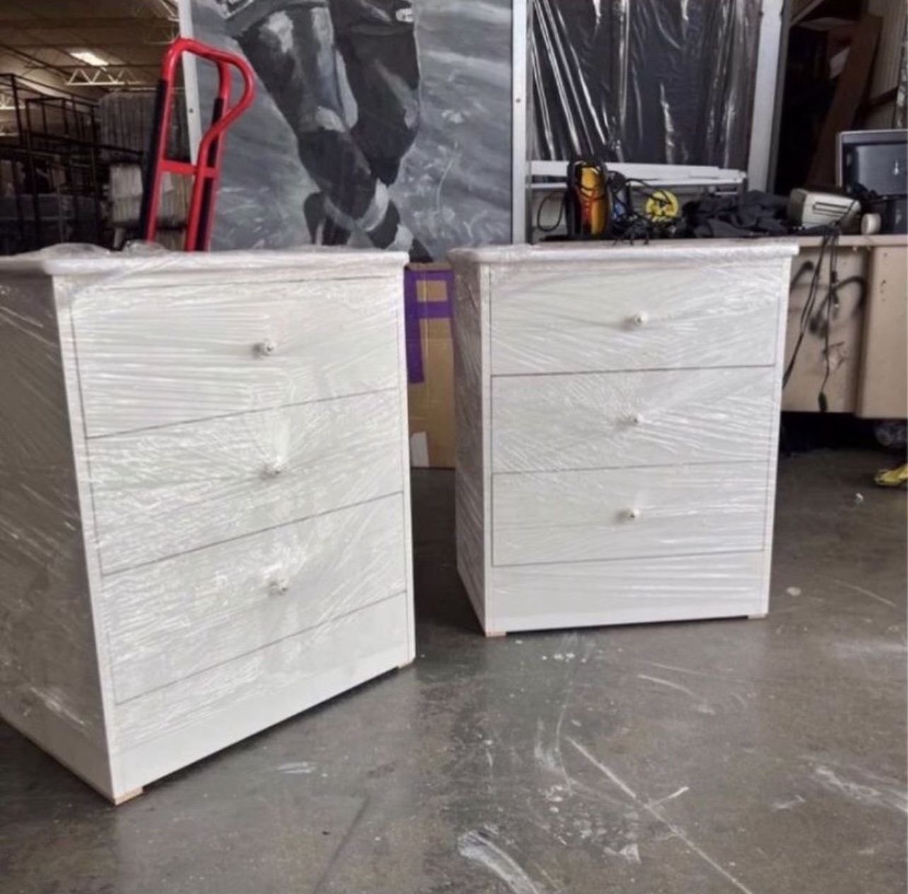 Brand New White Night Stands