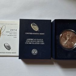 2014 Silver American Eagle 1oz
