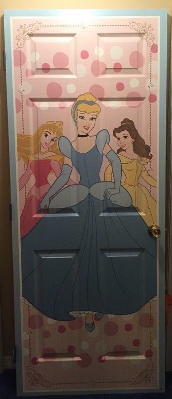 32" Disney Princess Door