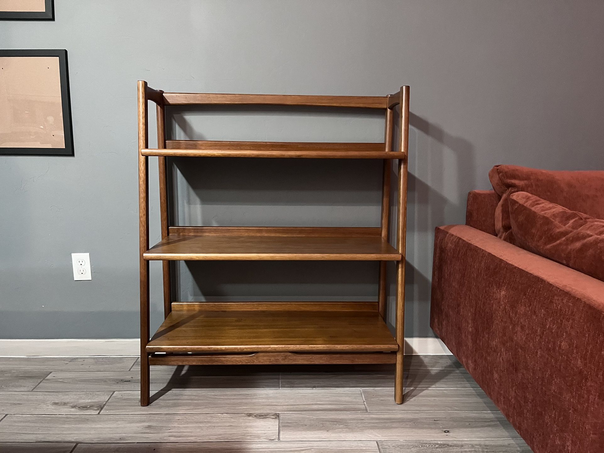West Elm Mid-century Shelf/Console (Low-Profile; Acorn Wood)