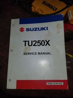 Tu250x service manual