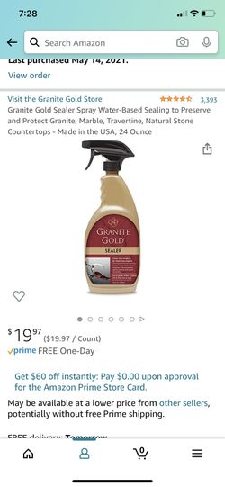 Brand New Granite Gold Sealer