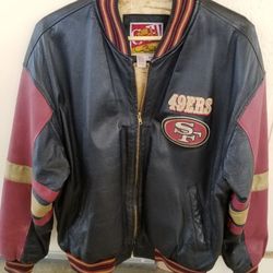Vintage 49ers Leather Jacket