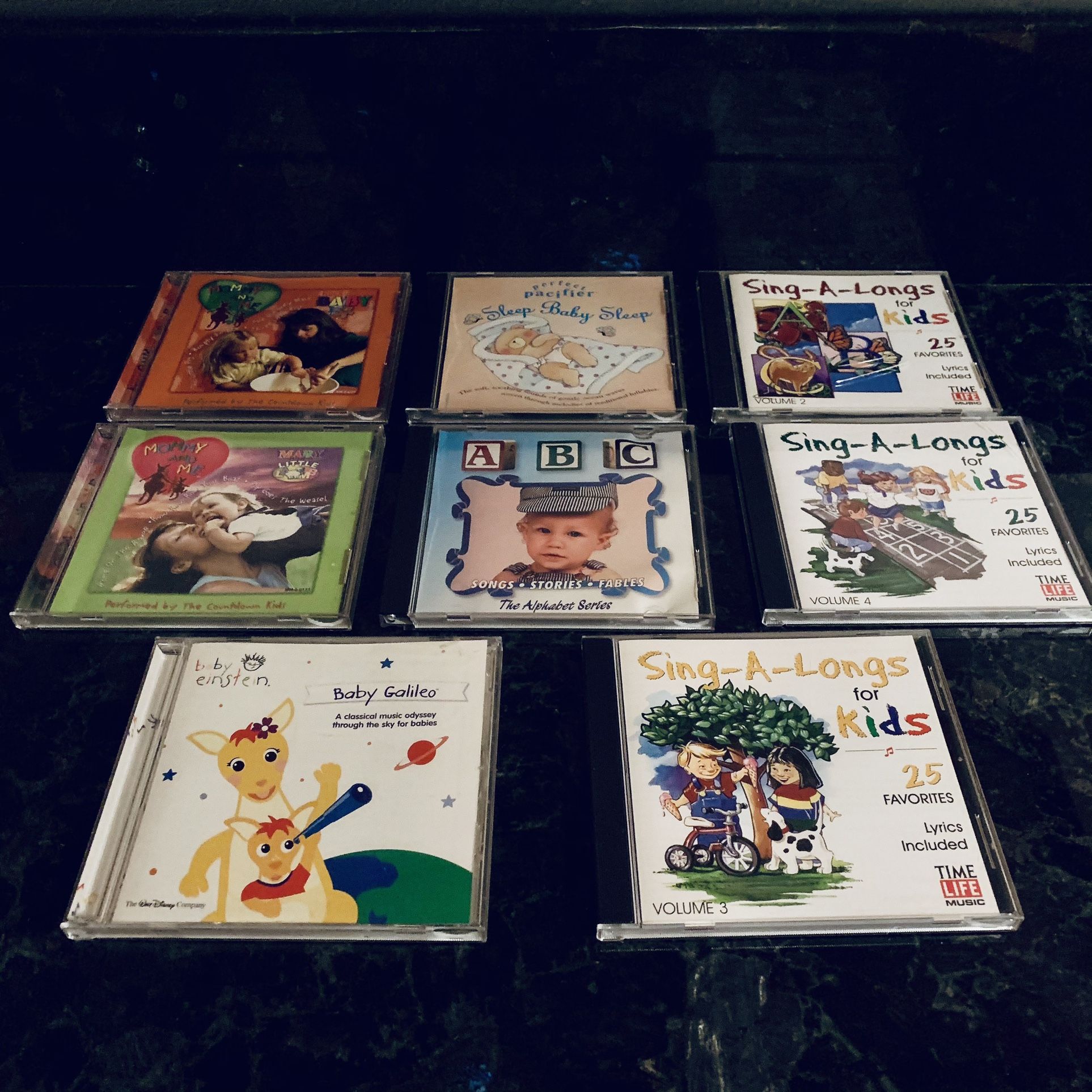 Baby Einstein CD, 3 Sing A Long Kids CDS , 4 More CDs , Like New