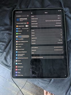 Ipad pro 12.9 inch 5th gen read fety