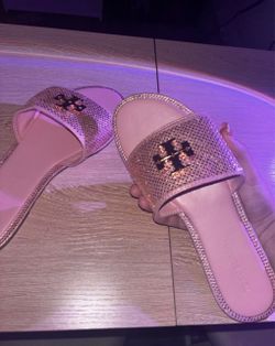 Tory burch Pink Slides