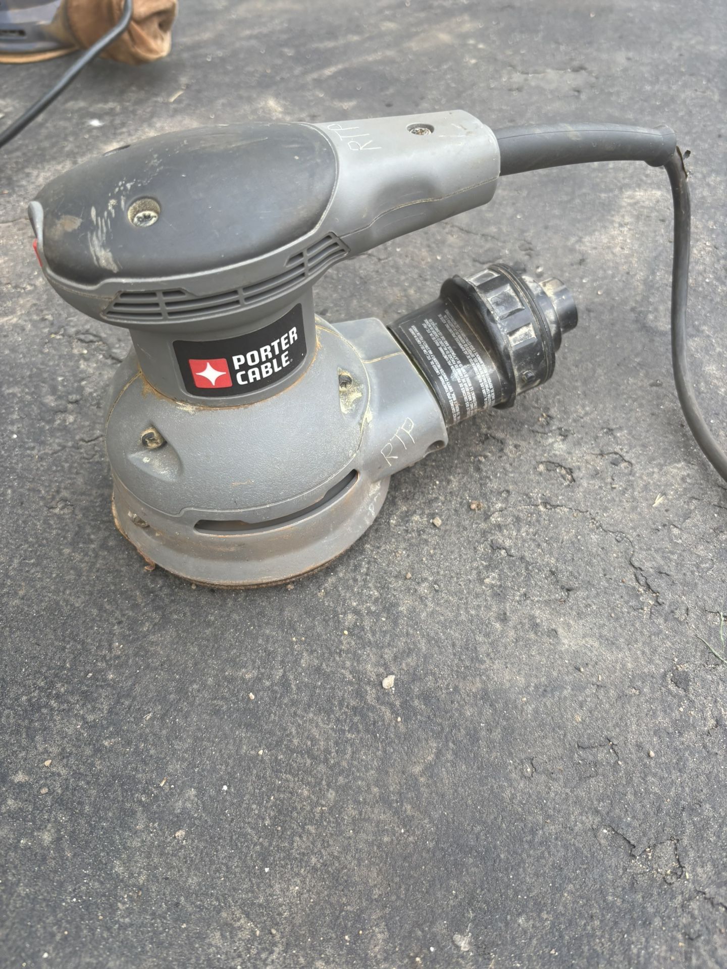 Porter cable sander With Box