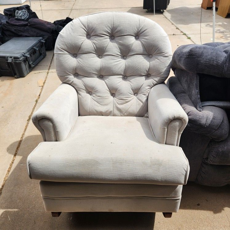 White Rocking Chair