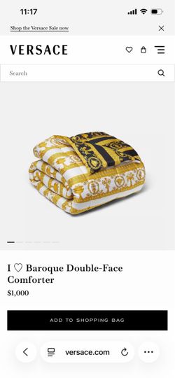 Versace king comforter