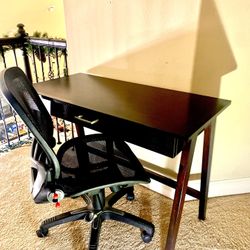 OFFICE TABLE & CHAIR 🪑4ft X 2ft (great CONDITION:10/10)