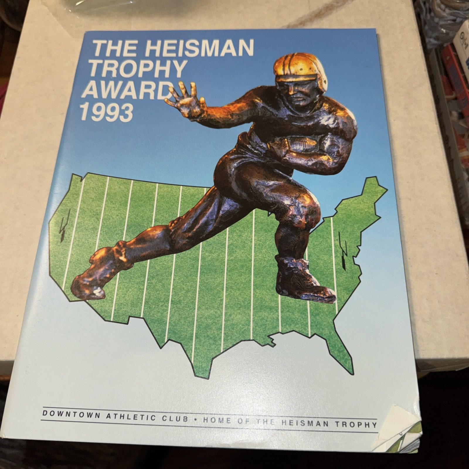 1993 Heisman Trophy Award Program DAC Journal Charlie Ward Florida State